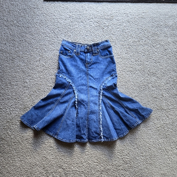 Candie's Other - Candie's Girl's Midi Jean Skirt